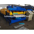 Glazed Sheet Metal Roof Tile Roll Forming Machine , Metal Tile Making Machine